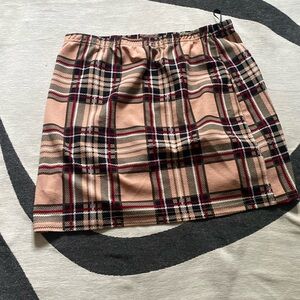 Plaid skirt